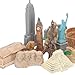 Imagen de Kukyller 17 Piezas de Juguetes de Edificios Antiguos en Miniatura
