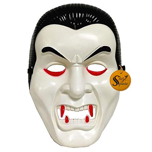 Sage Square Vampire Comic FACE MASK Fawkes Mask Anonymous Edition Face-Mask Perfect Fit Cosplay Holi Halloween Function Party (Pack of 1)