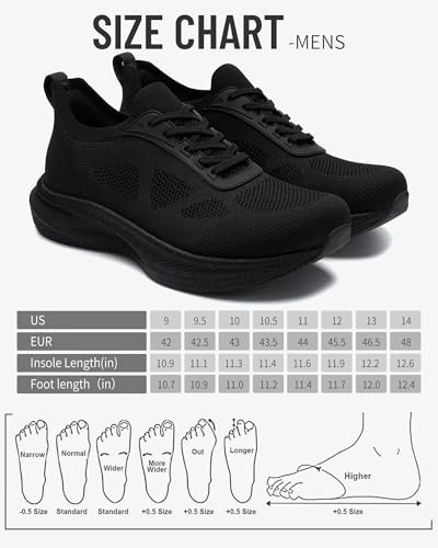 Image of ITAZERO Men's Wide Toe Box Wide Width Hands-Free Slip-On Shoes, Walking Sneakers with Arch Support for Plantar Fasciitis, Diabetic Swollen Feet