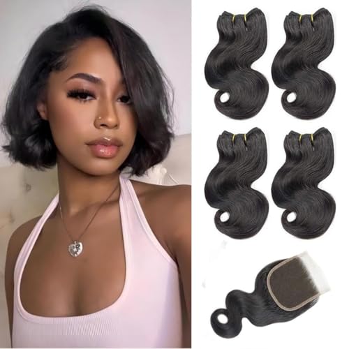 Selina Brazilian Hair Body Wave 4 Bundles Human...