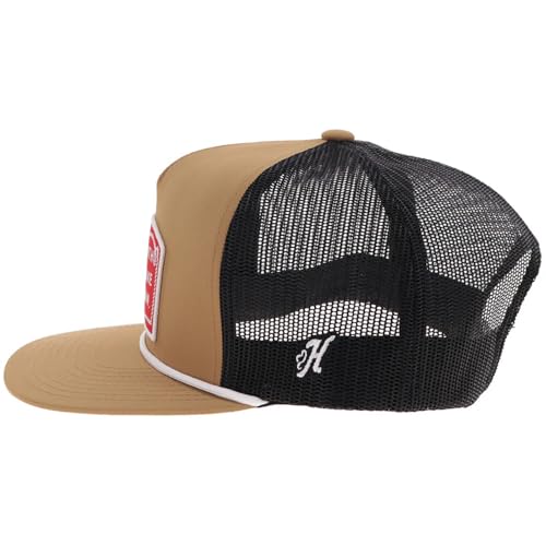 Image of HOOEY John Wayne Trucker Hat - Adjustable Snapback, Breathable Mesh Baseball Cap