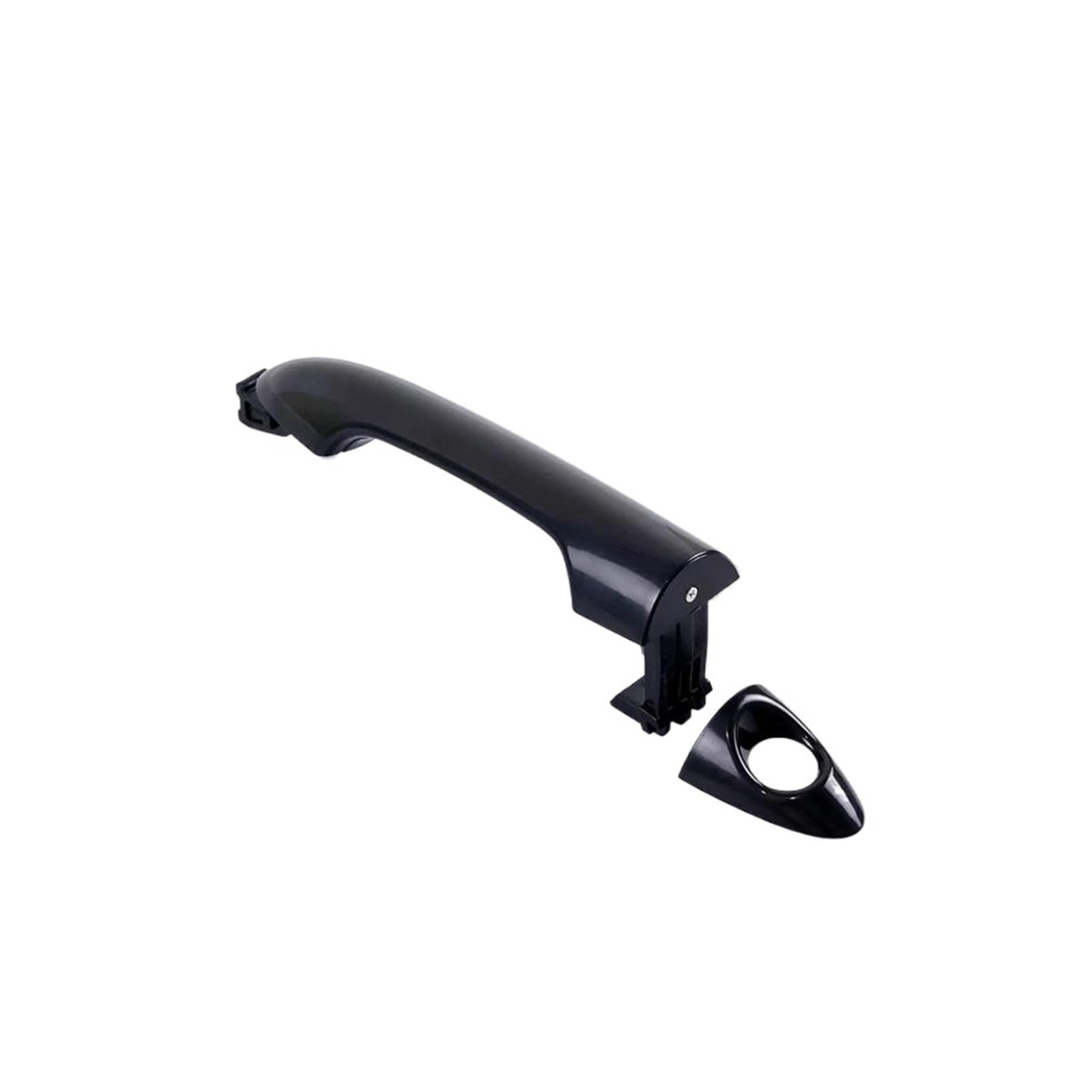 Hrqctim Left Have Hole Black Front Door Rear Door Outer Handle For Kia For Picanto 2018-2022(Left Have Hole)