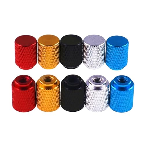 Generic 5Pcs M3 M4 M5 M6 Aluminum Hatching Knurled Thumb Nut Blind Hole Extended and Heighten Hand Tighten 3D Printer Curtain Wall Nuts(Black,M5xP0.8 (5Pcs))