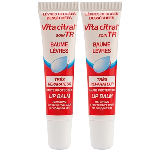 Vita Citral | Sehr reparierender Lippenbalsam | spendet Feuchtigkeit und pflegt beschädigte Lippen | verringert das Spannungsgefühl | die Lippen werden geschützt | nicht klebende Formel | 2 x 15 ml
