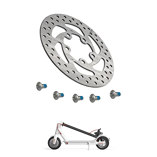 Disque De Frein Vélo/Scooter 110 Mm - Acier Inoxydable, 6 Trous, Vis Incluses, Résistant à L'usure