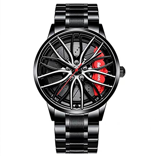 Reloj de Pulsera Creativo para Hombre, Reloj de Pulsera, Reloj Deportivo Resistente al Agua Cover