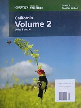 Spiral-bound Science Techbook Grade 6 Teacher Edition California Volume 2: Units 3 & 4 Book