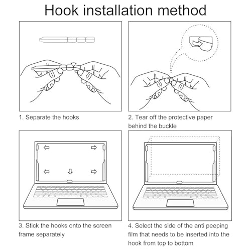 Protector de pantalla para portátil antirreflejos ideal para trabajar en cafeterías 3