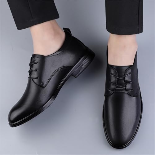 Men's Lace Up Tuxedo Dress Shoes Faux Patent Leather Oxford Formal Prom Shoes3