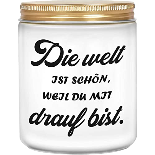 Lavendel Duftkerze 7OZ - Entspannendes Geschenk Für Frauen