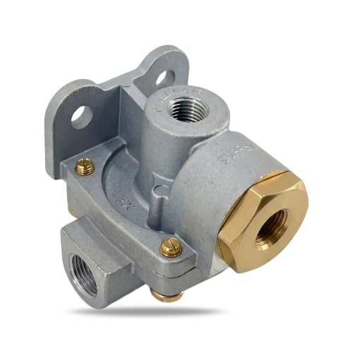 Image of TORQUE QR-1C Quick Release Valve for Heavy Duty Air Brake Systems, Replaces Bendix 289714 289714N, Haldex 289714X KN32041, Velvac 034012 34012, Mack 25175160 (TR289714)