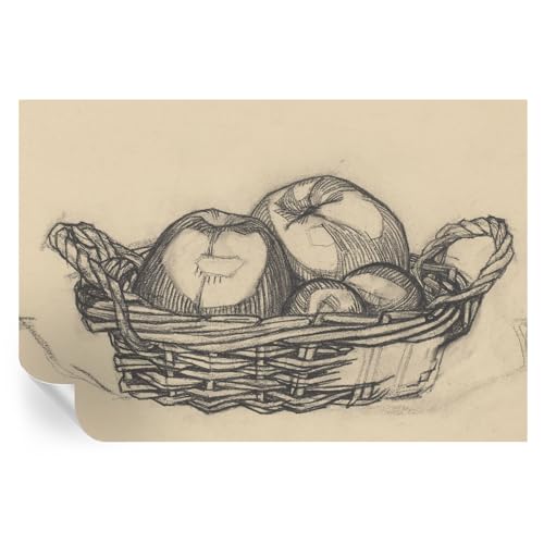 Cubiertas autoadhesivas de cesta de frutas para tapar imperfecciones con papel pintado 2