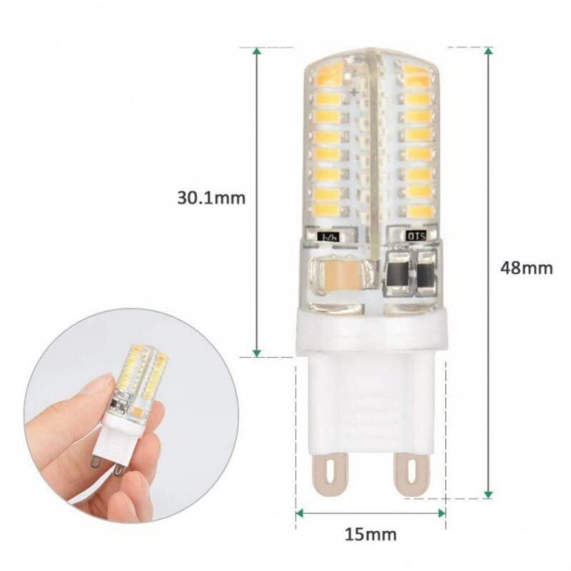 Fengyan Startseite Glühbirnen 10pcs. AC220V-240V G9 LED Lampe 7W 9W 12W. Maisbirne. SMD 2835 3014. LEDs LED Licht 360 Grad Ersetzen Sie die Halogenlampe Haushalt Lampe