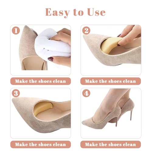 Inserciones para dedos de zapatos, espuma, 2 pares beige miniatura 5