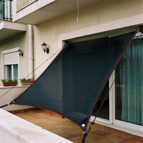 winemana 40% Black Shade Cloth, 10 x 20 FT Durable Mesh Tarp with Grommets, Resistant Garden Sun Shade Netting, Shading Antifreezing for Pergola, Greenhouse, Plants Growing, Chicken Coop