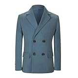 Plaid Blazer for Boys Teen Suit Jackets for Formal Slim Fit Suits Two-Button Blazers Coat Suit Jacket Size 16