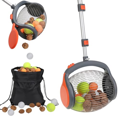 YEOOIYCW Nusssammler,Walnuss Sammler,Obstsammler,ausziehbar 26