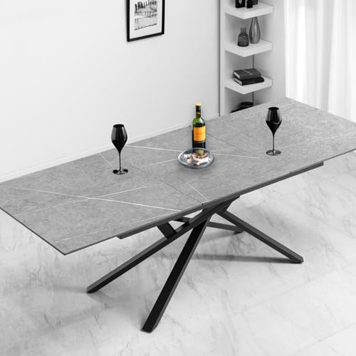 �^���X�̃Q�� �_�C�j���O�e�[�u�� �P�i �L���� 4�`6�l�p �����` 160cm 220cm �Z���~�b�N �X�g�[���� �e�[�u�� �܂肽���� 99993035(117850)�y����^���i�z