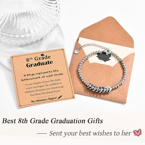 Leyung Graduation Gifts for Girls, Class of 2025 Beaded Bracelet Gifts, Inspirational Graduation Gifts for Her Daughter Granddaughter Niece3