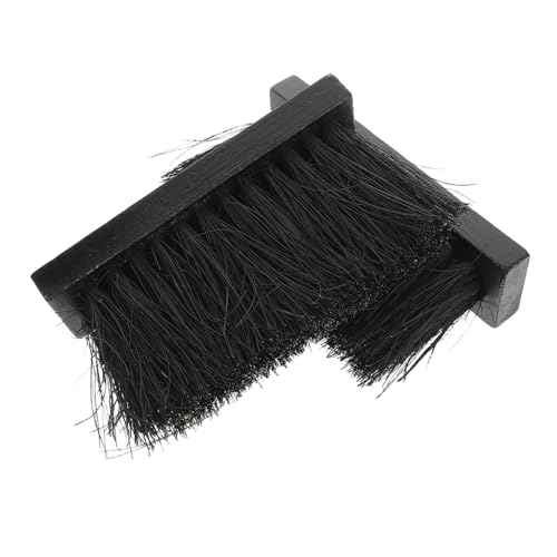 DECOMELODY Brosse De Cheminée à Cendres 2 Pièces Brosse De Ramonage en Fibres Végétales Balai à Main pour Poêle à Bois Nettoyage Foyer Maison Et Villa De Suie