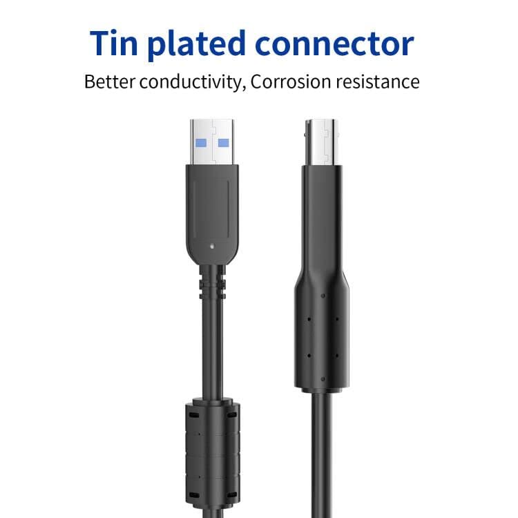 USB 3.0 A maschio A B maschio cavo per stampante ad angolo retto da 90 gradi USB3.0 cavo maschio A USB tipo B maschio 0.3m/0.6m/1m/1.8m/3m  7