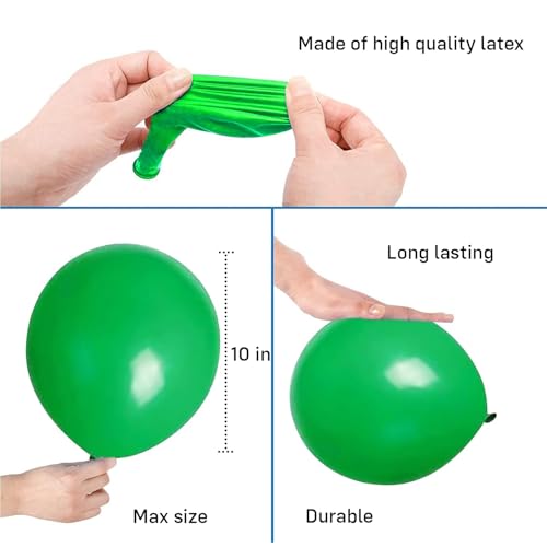 Image of Party Propz Naming Ceremony Decoration Kit - 54Pcs Banner, Backdrop, Green and Yellow Balloons for Baby Girl Baptism