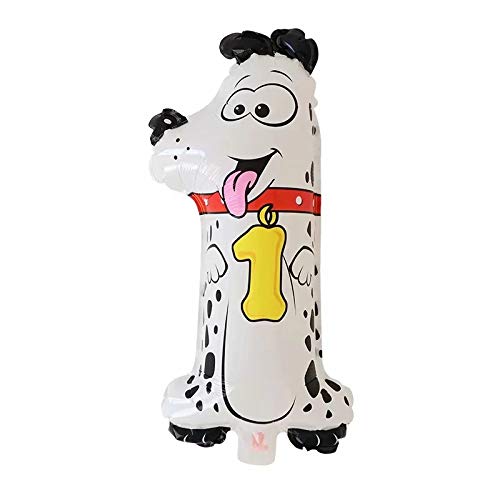 16inch Cartoon Animal Number Aluminum Foil Balloon Children's Birthday Party Decoration Balloon 0-9 number Foil Balloon (1)