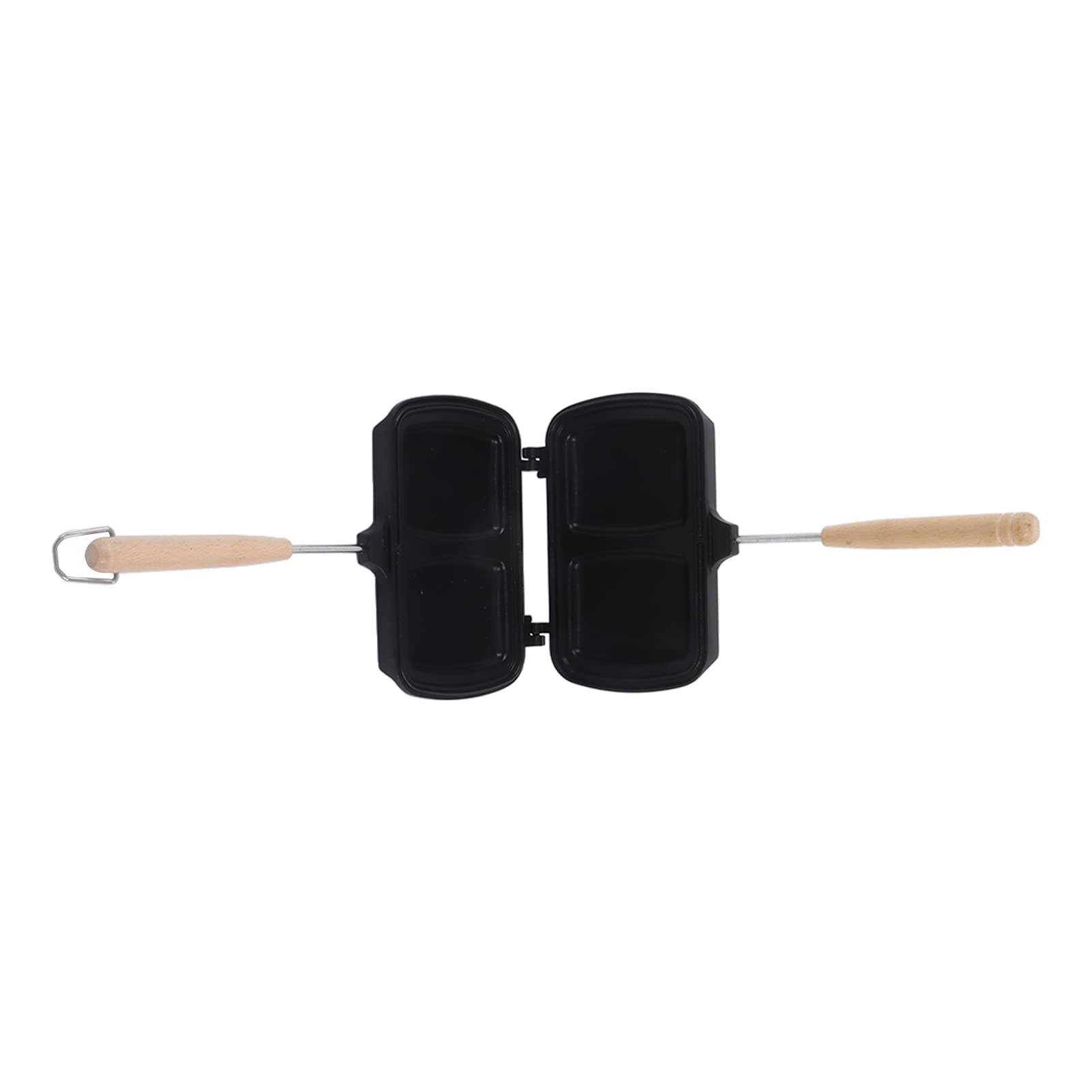 Poêle à sandwich, poêle à frire double face antiadhésive Portable double sandwich Panini Maker Aluminium Flip Pan Petit déjeuner Outils Ustensiles de cuisine