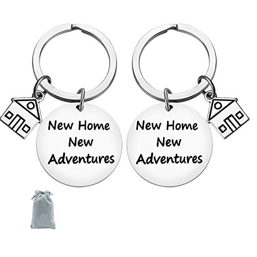 New Home Keychain New House Keychain First Home Gift Housewarming Gift Realtor Closing