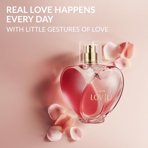 Avon Lov U Eau de Parfum 50ml, Delightful Fruity & Floral Scent, Long Lasting Scent, Perfect for Any Occasion, Cruelty Free - Image 4