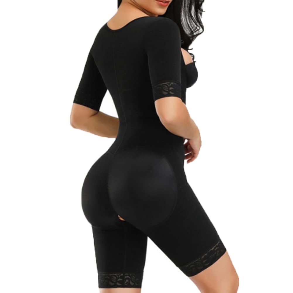 Generico Intimo Modellante in Lattice, Corsetto Post-Parto | Design A Forma Di U Che Solleva Il Seno, Appiattisce Efficacemente Laddome E Solleva I Glutei (Black 6XL)