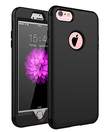 SKYLMW Case for iPhone 6 Plus, Case for iPhone 6s Plus, Three Layer Heavy Duty High Impact Resistant Hybrid Protective Cover Case for iPhone 6 Plus/6s Plus (Only for 5.5