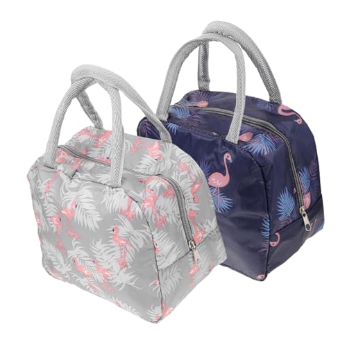 VALICLUD 2 piezas Bolsa Térmica Portátil con Aislamiento y Diseño para Comida Bolsa Lunch Ligera y Resistente para Picnic Camping y Oficina