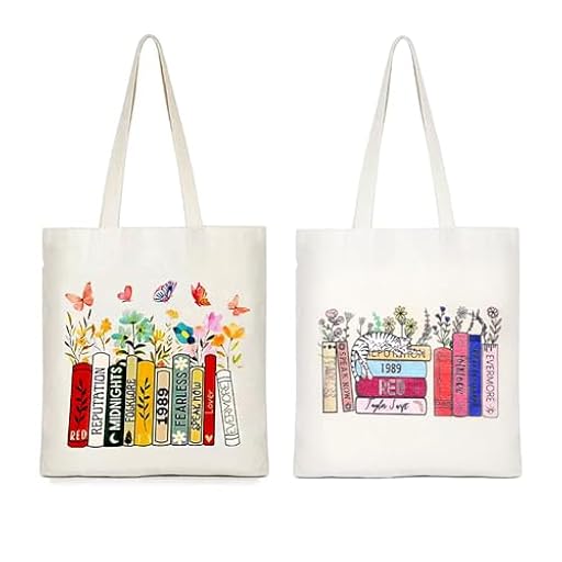 ZUYIST 2 Piezas The Tote Bag Tela Personalizada Impresa, Bolsas de Tela Personalizadas, 2 Tamaños de Bolsa Totebag, Bolsos para Trabajo Compras Escuela y La Vida Cotidiana | Ya disponible en tu tienda friki favorita! En mundofriki.es!