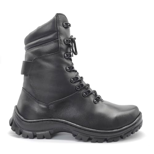 Coturno Militar Preto Operacional De Couro Bope 501 Preto (Preto, BR, Adulto, Numérico, 39)