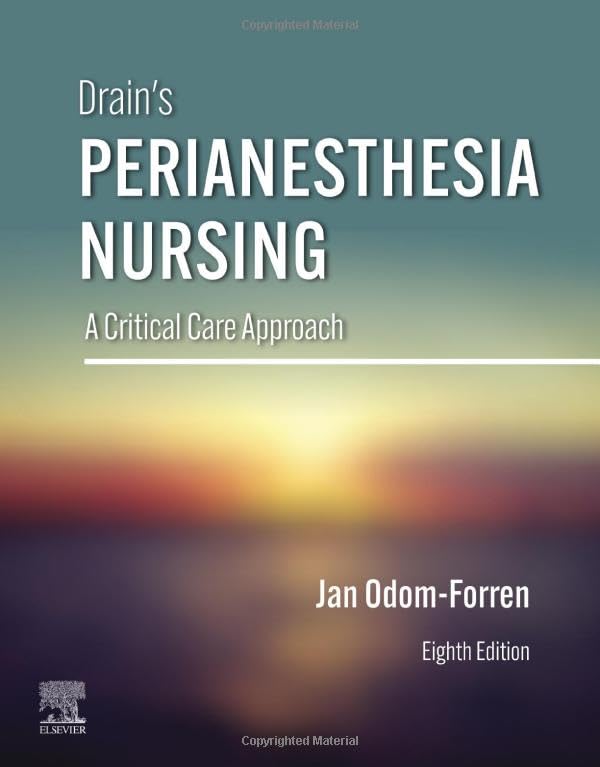 Snapklik.com : Drains PeriAnesthesia Nursing: A Critical Care Approach