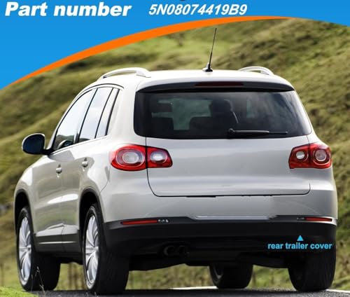 Cache-anneau de remorquage ajustement parfait VW Tiguan cache plastique robuste - 4