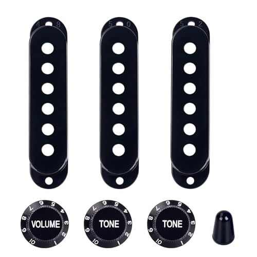 Capots de micro SSS Banworks boutons 2T1V 18-Spline embouts sélecteur guitare Squier Stratocaster