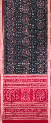OdiKala black sambalpuri silk saree – image 3