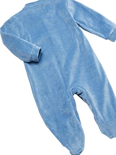 MACACÃO BEBÊ PLUSH AZUL URSINHO - LINDO, CONFORTÁVEL E QUENTINHO (M)