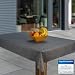 Produktbild laro Wachstuch-Tischdecke Abwaschbar Garten-Tischdecke Wachstischdecke PVC Plastik-Tischdecken Eckig Meterware Wasserabweisend Abwischbar, Muster:Leinenoptik d. grau, Größe:80x80