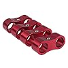 Slangscheider Klem An6 Aluminium Brandstofleiding Montage Divider Klem voor Oil Rem Pijp 4PCS Draag