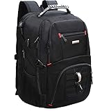 Ergonomisches Design：Die Oberseite des Rucksack hat einen stabilen Griff, der den Druck auf die Hände entlastet kann. Das komfortable und atmungsaktive Schwammgewebe Rückenkonstruktion und verstellbare Schultergurte ist hilflich, den Druck auf die Schulterrückseite zu entlasten und für maximalen Komfort zu sorgen. Fühlen Sie sich nicht müde, wenn Sie dieser Rucksack längere Zeit benutzen haben.