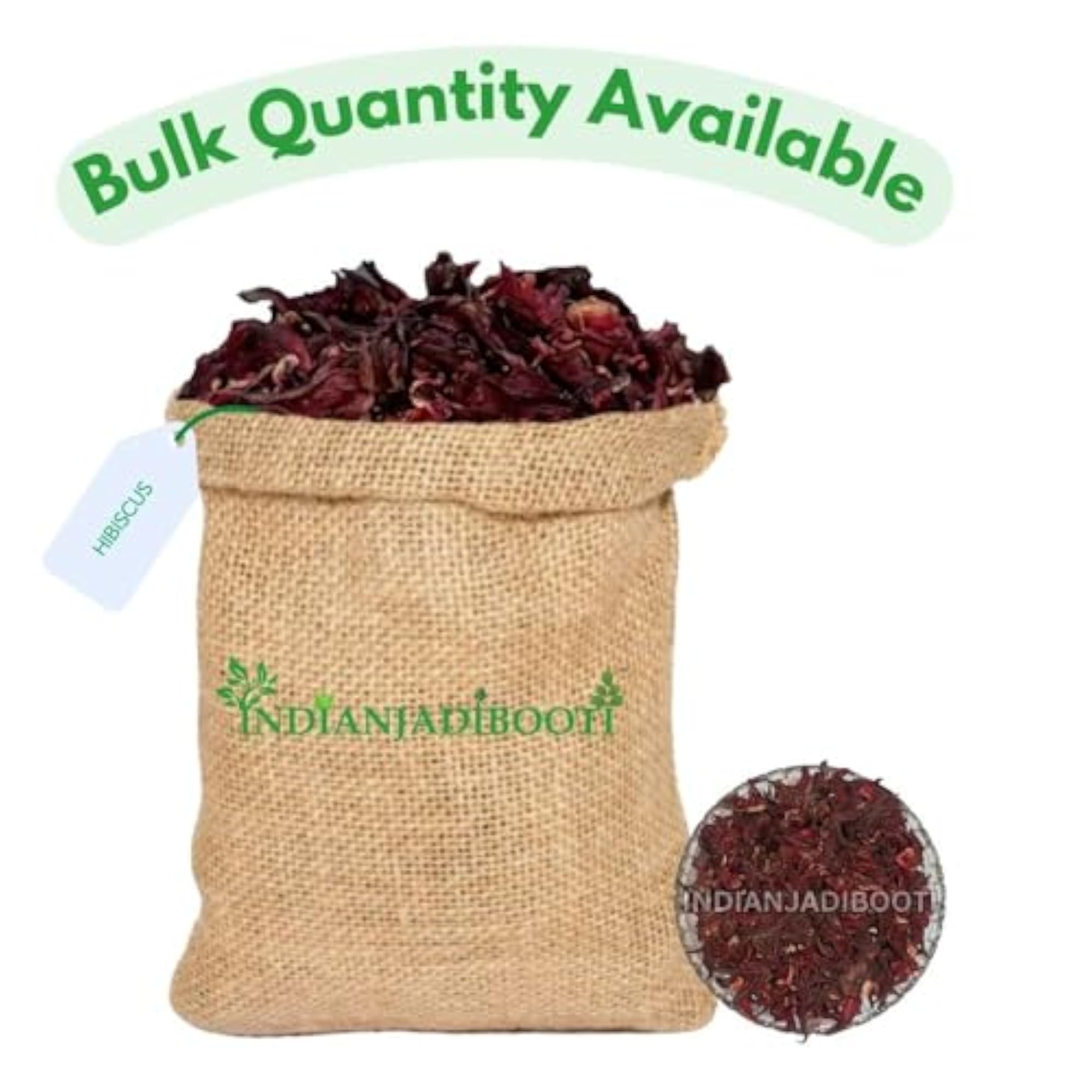 IndianJadiBooti Gudhal Phool Hibiscus Flower, 400 Grams