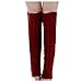Produktbild Riou Damen Stulpen Socken Winter Beinwärmer Legwarmers Strickstulpen Warme Verdicken Alpaka Wolle Lange Strickstrumpf