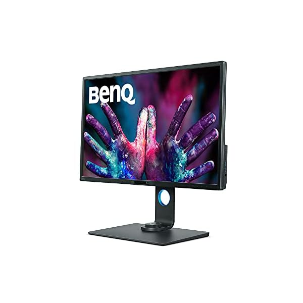 BenQ PD3200Q - Monitor Profesional para Diseñadores de 32" 2K QHD (2560x1440, 100 % Rec.709/sRGB, CAD/CAM, Hotkey Puk, HDMI, DP, DVI-DL, Altura Ajustable, Low Blue Light, Flicker-free) - Negro /Gris - Image 3