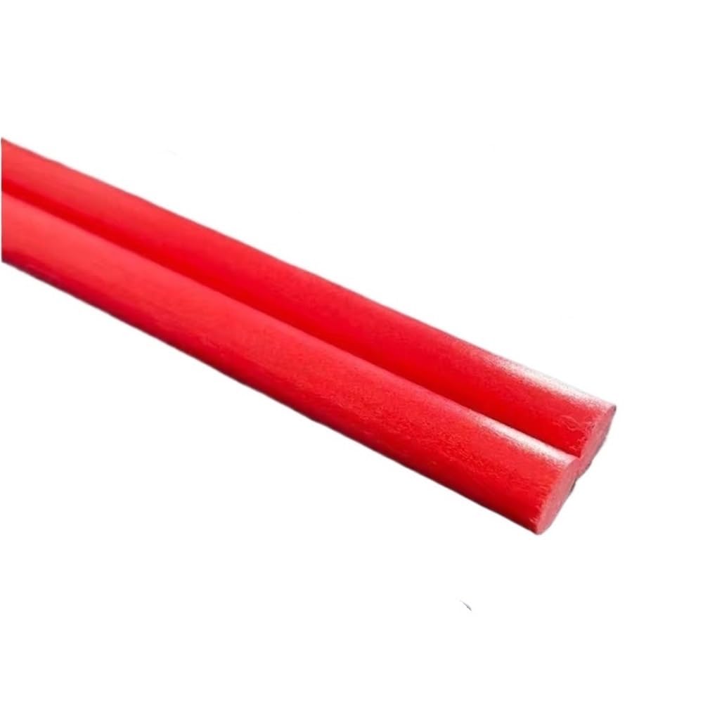 Barra de fibra de vidrio 10 varillas rojas de fibra vidrio sólida 4/6/8/12 mm diámetro x 500 longitud, compuestas flexibles alta estabilidad(10x500mm)