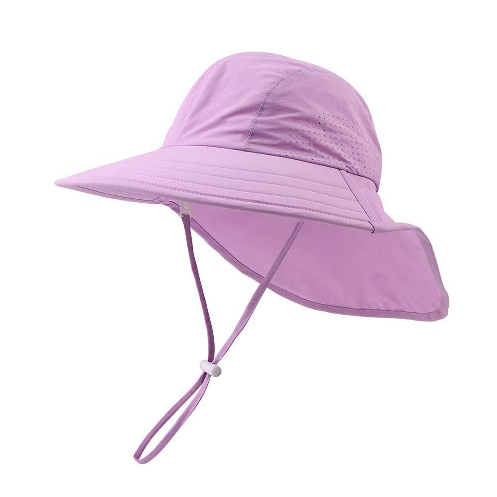 XIAOHAWANG Bebé Sombrero del Sol Gorra de Protección del Cuello del Niño Niña Niños Verano UV Gorra de Protección del Sombrero de Playa