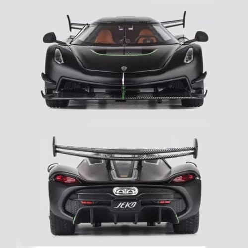 Image of Exclusive Alloy Metal Pull Back Die-Cast Car Diecast Metal Pullback Toy Car with Openable 6 Doors,Light Music Boys Gifts Toys (1:24 Koenigsegg Jesko - Multicolor)
