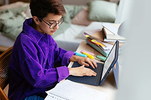 Logitech Rugged Combo 3 Touch pour iPad (7e, 8e et 9e générations - 2019, 2020, 2021) Étui clavier avec trackpad et Smart Connector, Pack de 10 unités , Clavier Français AZERTY - Classic Blue